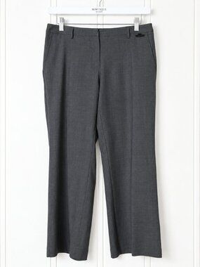 Twin-Set Simona Barbieri Women's Trousers Gray Wool Blend 34" Waist